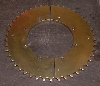 Split sprocket